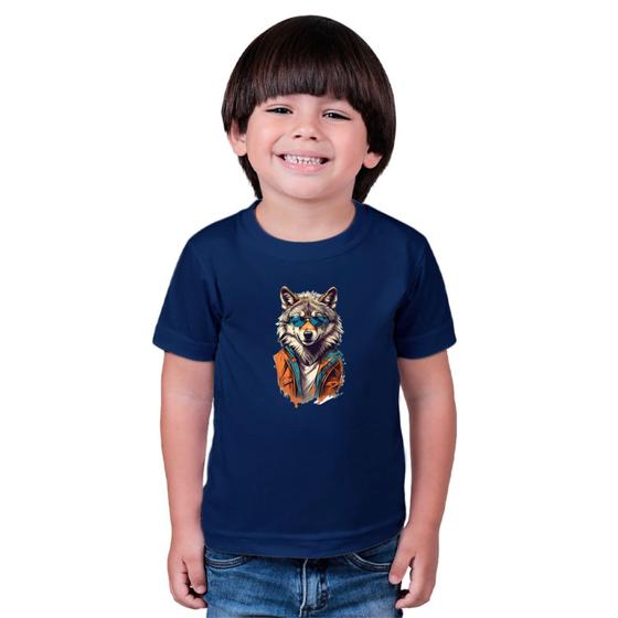 Imagem de Camiseta Masculina Infantil Animal Stylo Plan