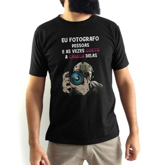 Imagem de Camiseta Masculina Jason Fotógrafo Preta