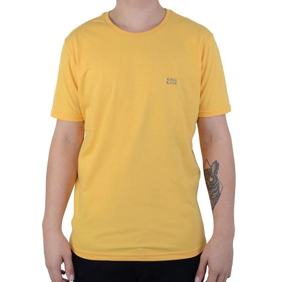 Imagem de Camiseta Masculina King&Joe Slim Amarelo Escuro - CA22     0