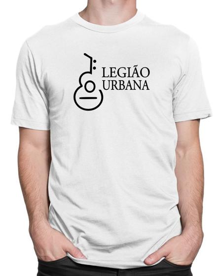 Imagem de Camiseta Masculina Legião Urbana Rock Banda Mpb Música Violão