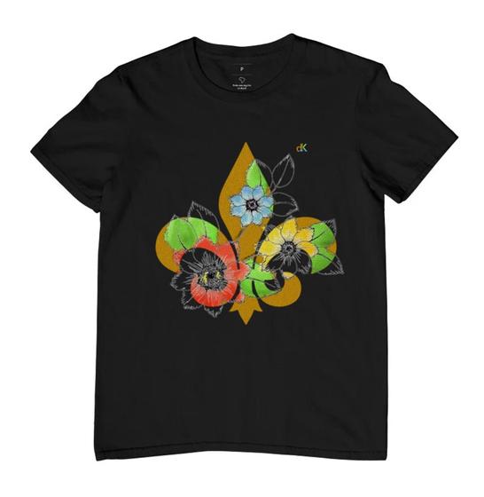 Imagem de Camiseta Masculina - LETRAS LIZ FLOWERS
