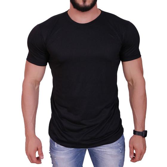 Camiseta Masculina LongLine Basica Lisa Camisa Masculina Menor preço em Camiseta Masculina LongLine Basica Lisa Camisa Masculina