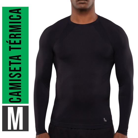 Imagem de Camiseta Masculina Lupo Manga Longa Térmico Com Compressão Fitness