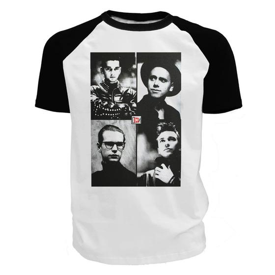 Imagem de Camiseta masculina malha 100% algodão estampa Depeche Mode - 101 em serigrafia. - Dasantigas