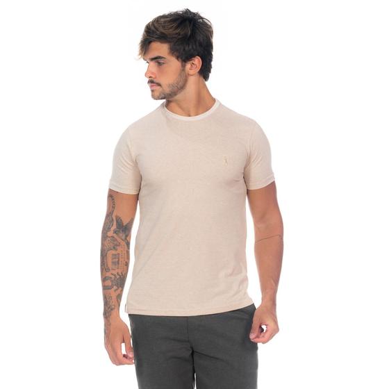 Imagem de Camiseta Masculina Malha Terra Bege Medson