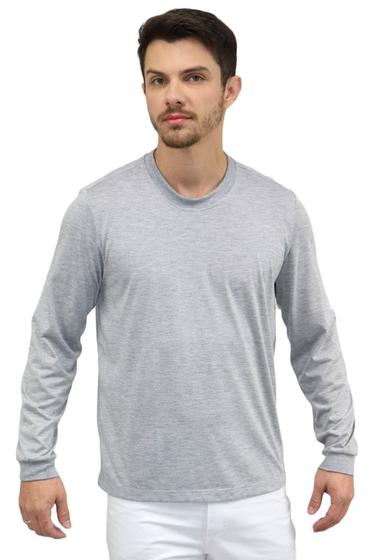 Imagem de Camiseta Masculina Manga Longa 65% Poliéster e 35% Viscose