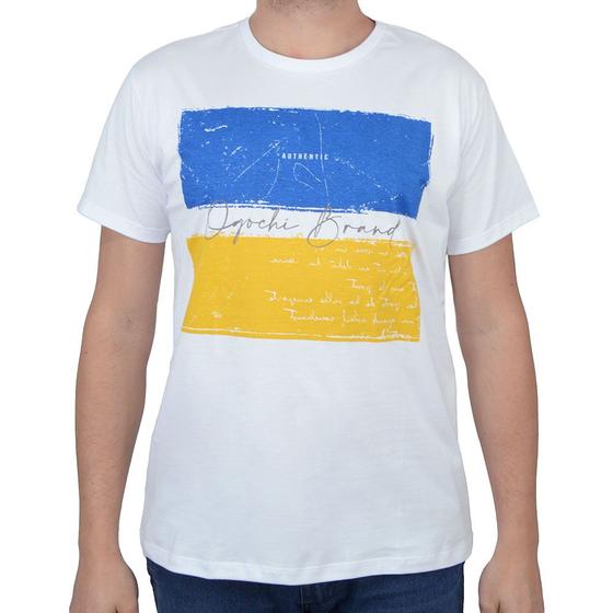 Imagem de Camiseta Masculina Ogochi Concept Slim Branco - 0064830