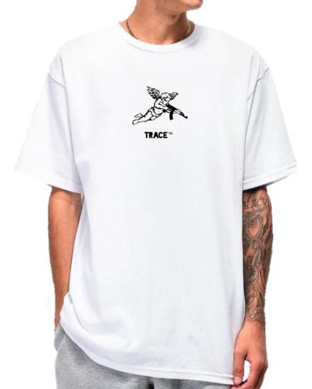 Imagem de Camiseta Masculina Oversized Camisa Streetwear Angel 100% Algodão