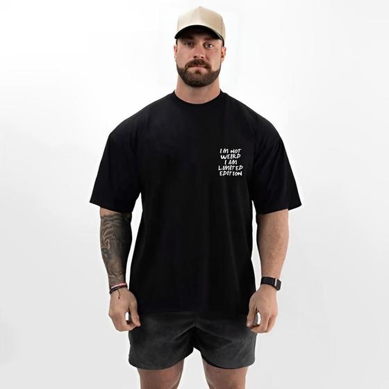 Imagem de Camiseta Masculina Oversized Confortável Casual Estilo