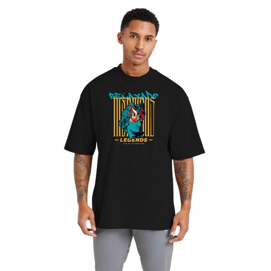 Imagem de Camiseta Masculina Oversized para Academia, Esportes e Treinos com Estilo Streetwear Arte 2