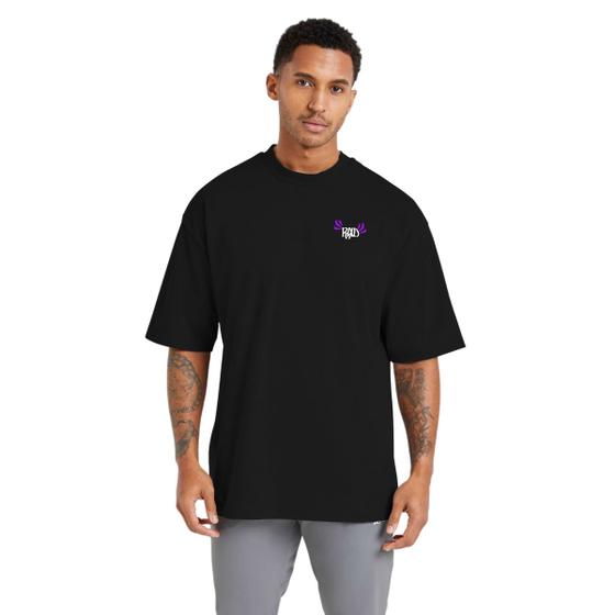 Imagem de Camiseta Masculina Oversized Streetwear de Algodão para Treino, Academia e Esportes Arte 3