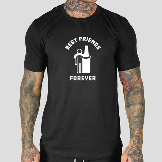 Imagem de Camiseta Masculina Personalizada Básica Best Friends Forever