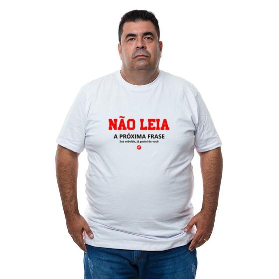 Imagem de Camiseta Masculina Plus Size Algodao Frase Engraçada Carnaval Com Abridor De Garrafa Integrado