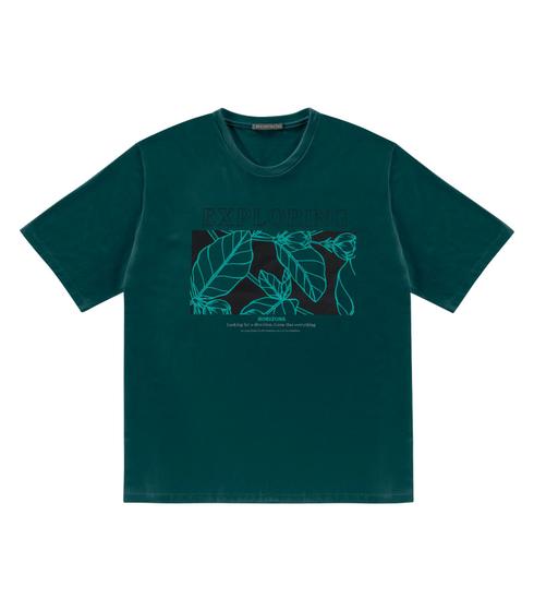 Imagem de Camiseta Masculina Plus Size Diametro Verde