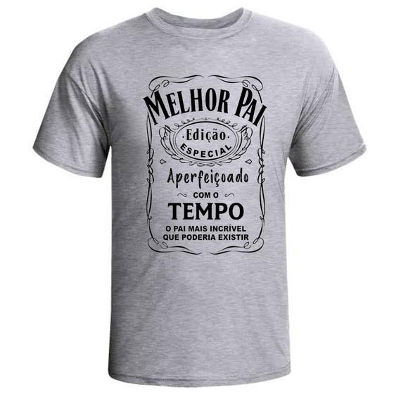 Imagem de Camiseta masculina plus size melhor pai dia dos pais camisa papai