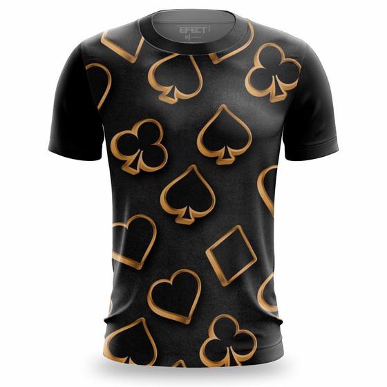 Imagem de Camiseta Masculina Poliéster Camisa Estampada 3D Toque Suave