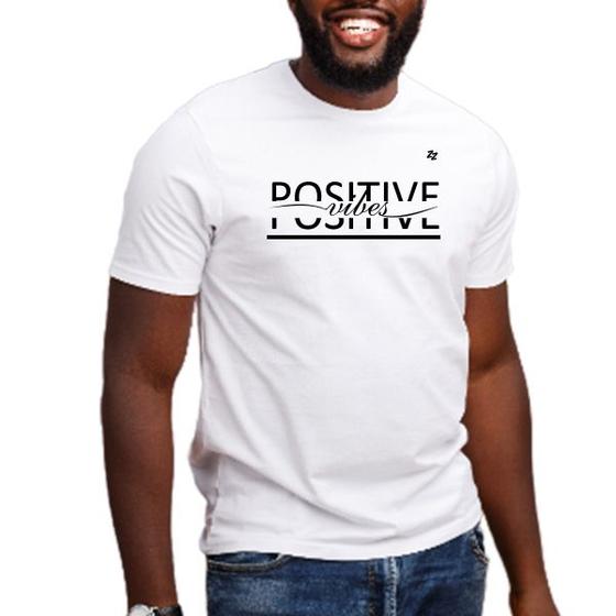 Imagem de Camiseta masculina positive vibes