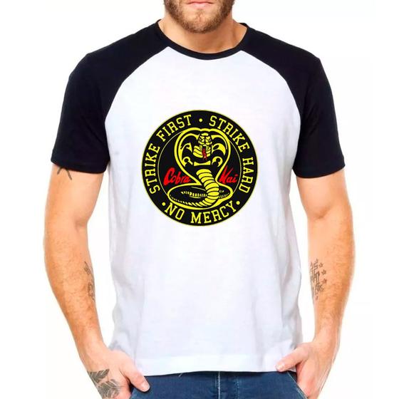 Imagem de Camiseta Masculina Raglan Branca Cobra Kai 05