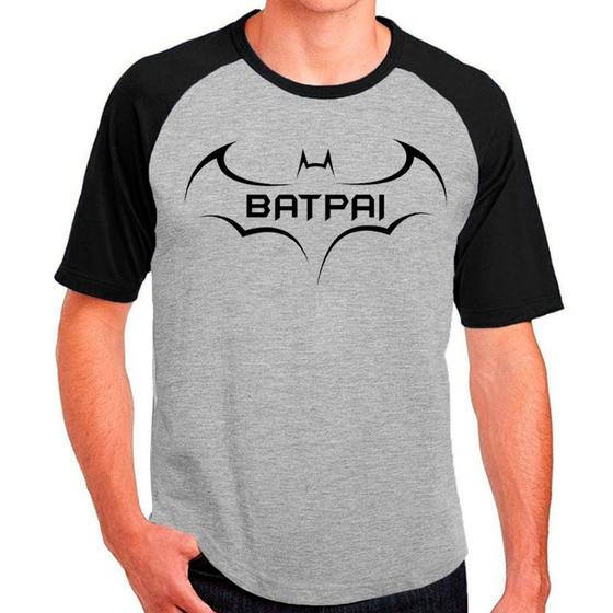 Imagem de Camiseta Masculina Raglan Cinza Dia dos Pais Paizão Papai 27