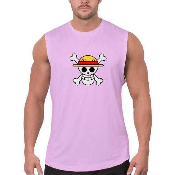 Imagem de Camiseta Masculina Regata Caveira One Piece