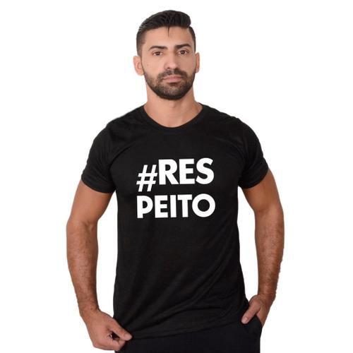 Imagem de Camiseta Masculina  Respeito Empoderamento Manga Curta