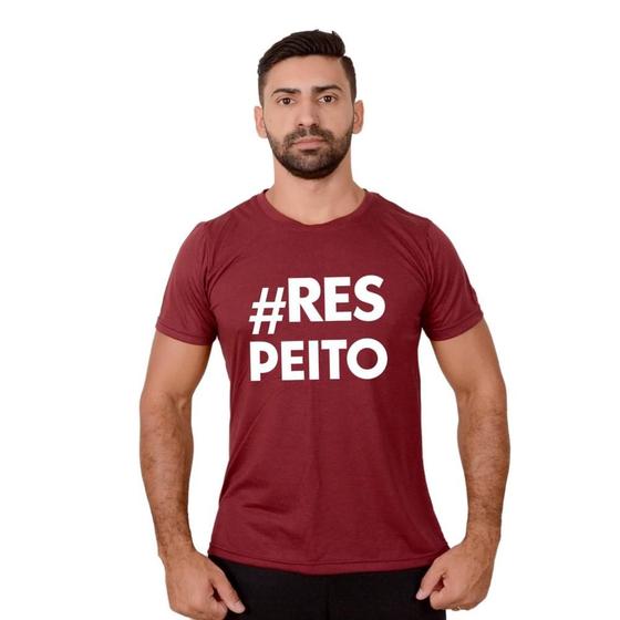 Imagem de Camiseta Masculina  Respeito Empoderamento Manga Curta