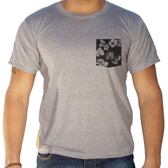 Imagem de Camiseta Masculina Sandro Clothing Lee Cinza