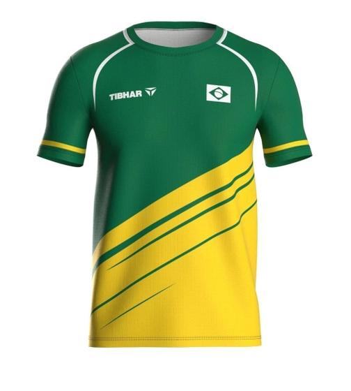 Imagem de Camiseta Masculina Selecao Brasileira 2024 Verde e Amarela G