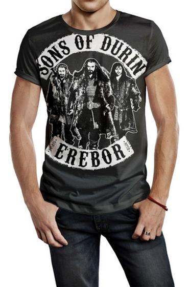 Imagem de Camiseta Masculina Senhor Dos Anéis Hóbits Erebor Ref:737