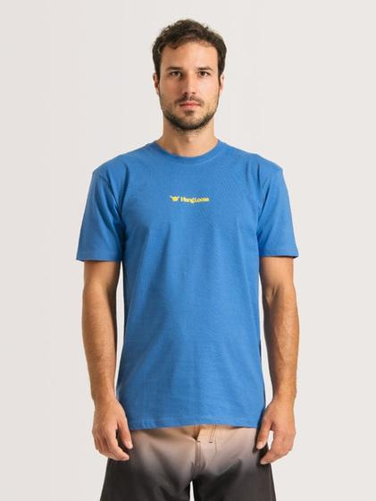 Imagem de Camiseta masculina Silk MC Panton Hang Loose, Cor: Anil  Ref: HLTS010479