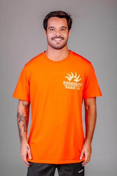 Imagem de Camiseta Masculina - Surf Co - Laranja