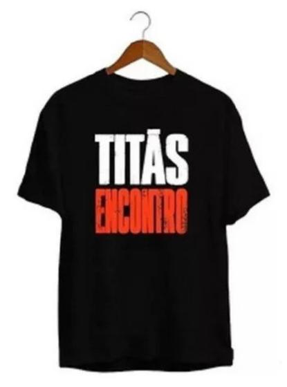 Imagem de Camiseta Masculina Titãs O Encontro - Camisa Rock Show