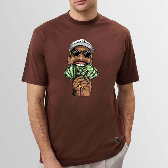 Imagem de Camiseta Masculina Trap Money Estampada 100% Algodão Premium