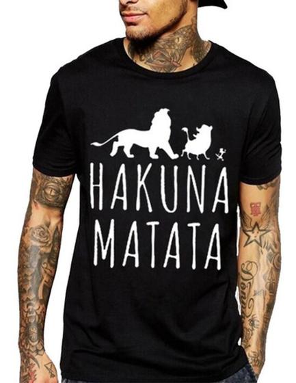 Imagem de Camiseta Masculina Tshirt Hakuna Matata