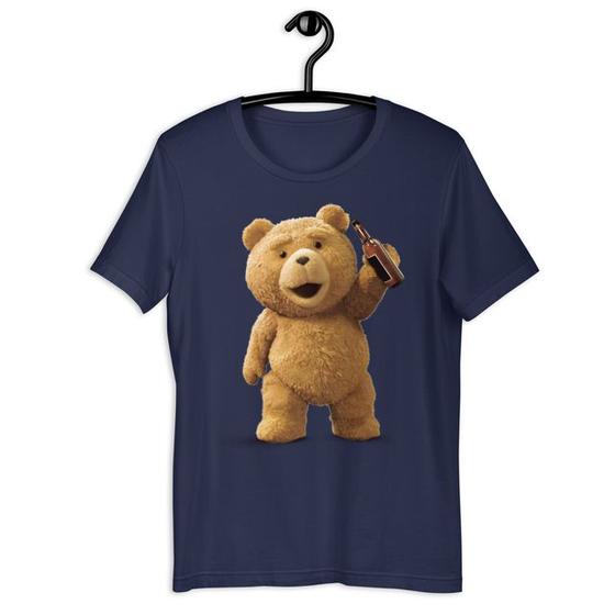 Imagem de Camiseta Masculina Urso Drink Beer