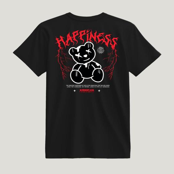 Imagem de Camiseta Masculina Urso Minimalista Premium Algodão 30.1 Streetwear