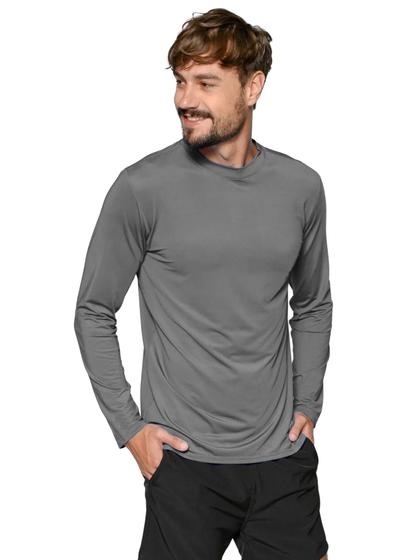 Imagem de Camiseta Masculina UV Manga Longa Proteção Solar UV50+ Slim Fitness