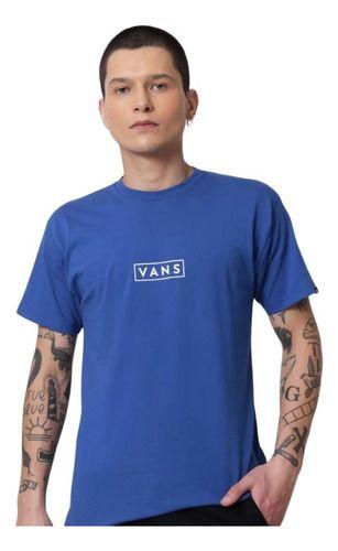 Imagem de Camiseta masculina vans classic easy box azul * original