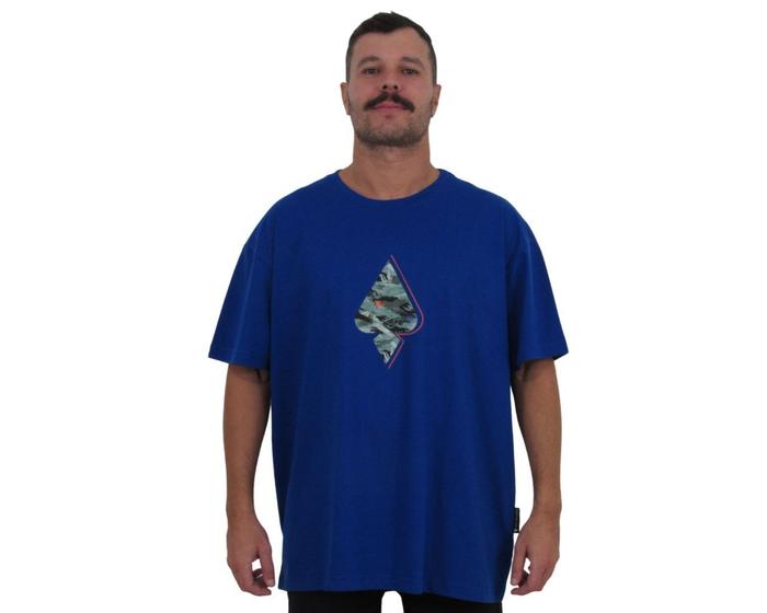 Imagem de Camiseta Mcd Oversized Camuflado Azul