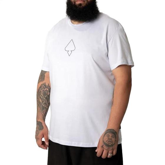 Imagem de Camiseta MCD Oversized Caveira Rosas SM25 Masculina Branco