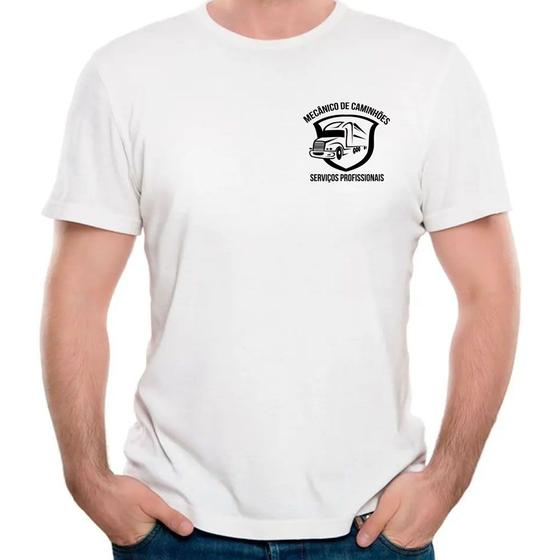 Imagem de Camiseta mecânico de caminhos uniforme trabalho profissional