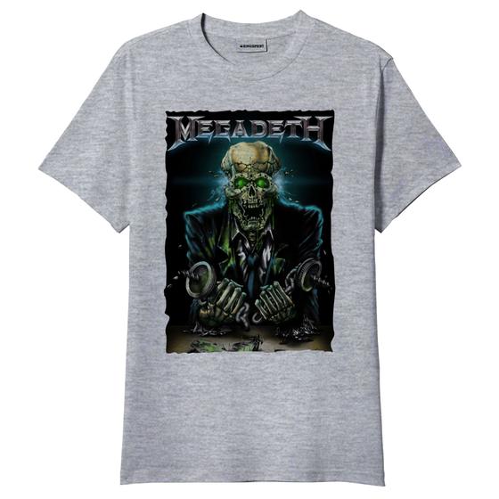 Imagem de Camiseta Megadeth Coleção Rock Modelo 1