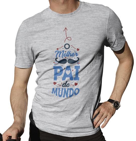 Imagem de Camiseta Melhor Pai do Mundo Dia Dos Pais Blusa Algodão