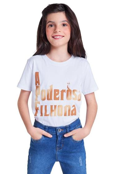 Imagem de Camiseta Menina Poderosa Filhona Reserva Mini