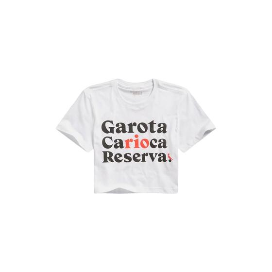 Imagem de Camiseta Menina Silk Garota Carioca Reserva Mini