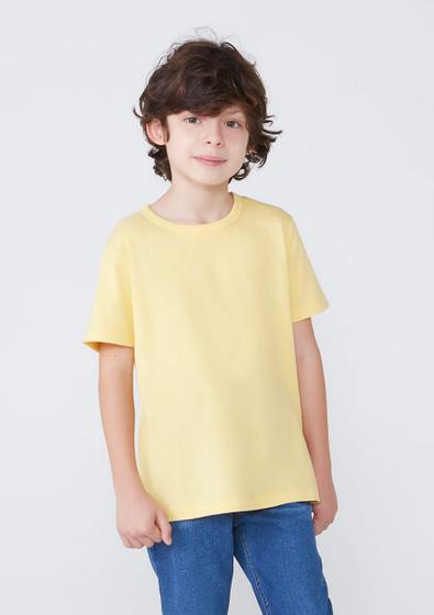 Imagem de Camiseta Menino Hering Kids Modelagem Regular 5CMU Amarelo