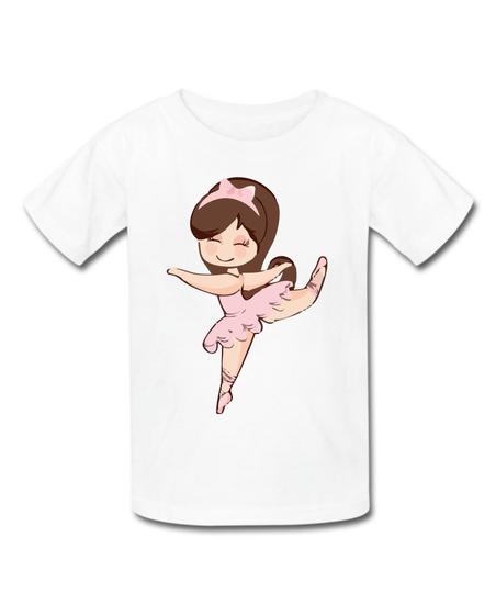 Imagem de Camiseta Menino Menina Bailarina Ballet Dança Sapatilha