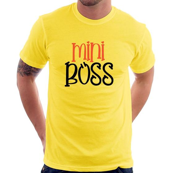 Imagem de Camiseta Mini Boss - Foca na Moda