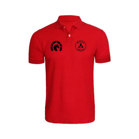 Imagem de Camiseta Mininu Bruto Gola Polo Ferradura Marca Country Vermelho