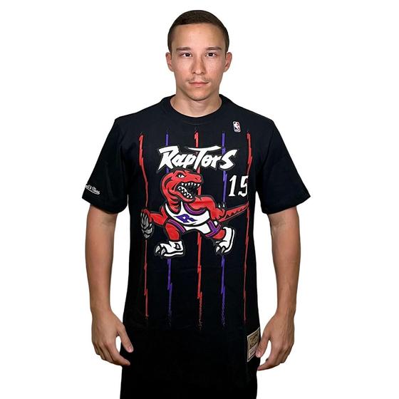 Imagem de Camiseta Mitchell &amp Ness Toronto Raptors Carter MN336 - Preto